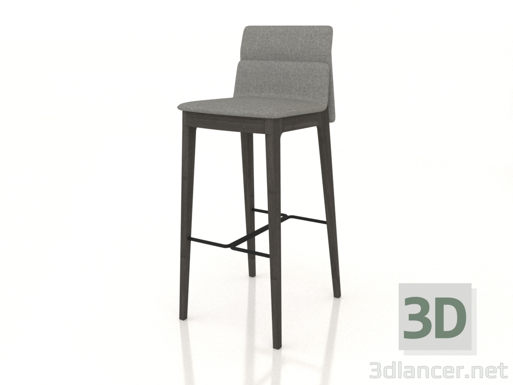 3d модель Барный стул Tectonic bar – превью