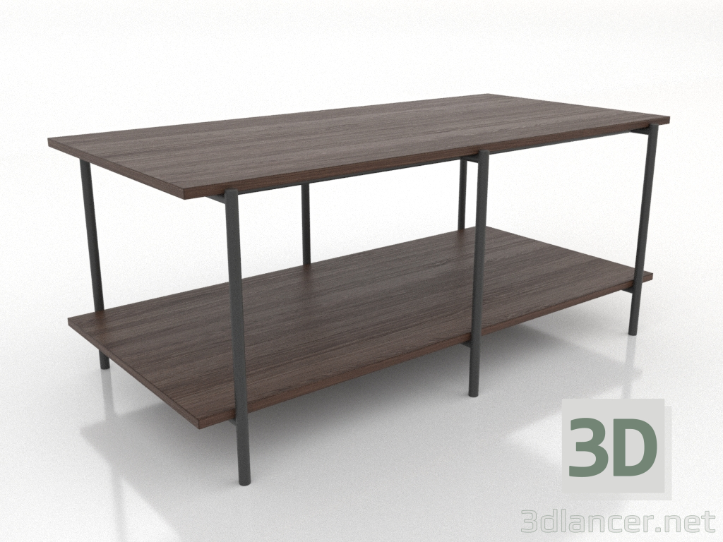 Modelo 3d Mesa de centro 2 1200 mm (nogueira escura) - preview Modelo 3d Mesa de centro 2 1200 mm (nogueira escura) - preview