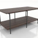 Modelo 3d Mesa de centro 2 1200 mm (nogueira escura) - preview