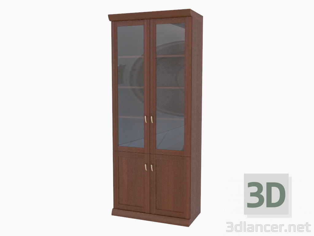 modèle 3D Bibliothèque pour armoire (261-14) - preview