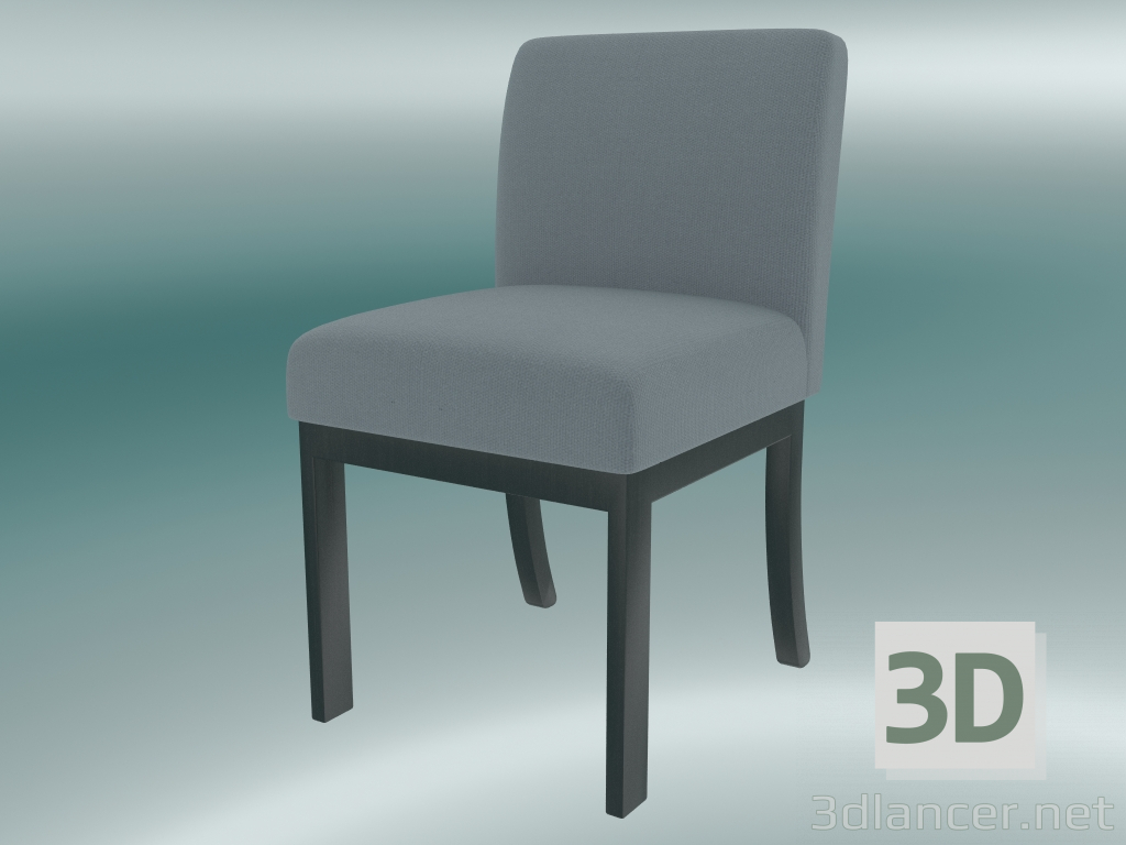 modèle 3D Chaise El Salvador sans accoudoirs - preview
