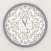 3d model Wall clock REFINED (silver, 1.5m) - preview