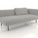 3d model End sofa module 190 right (option 2) - preview