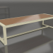 3d model Dining table with glass top 307 (Gold) - preview