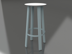 High stool (Blue gray)