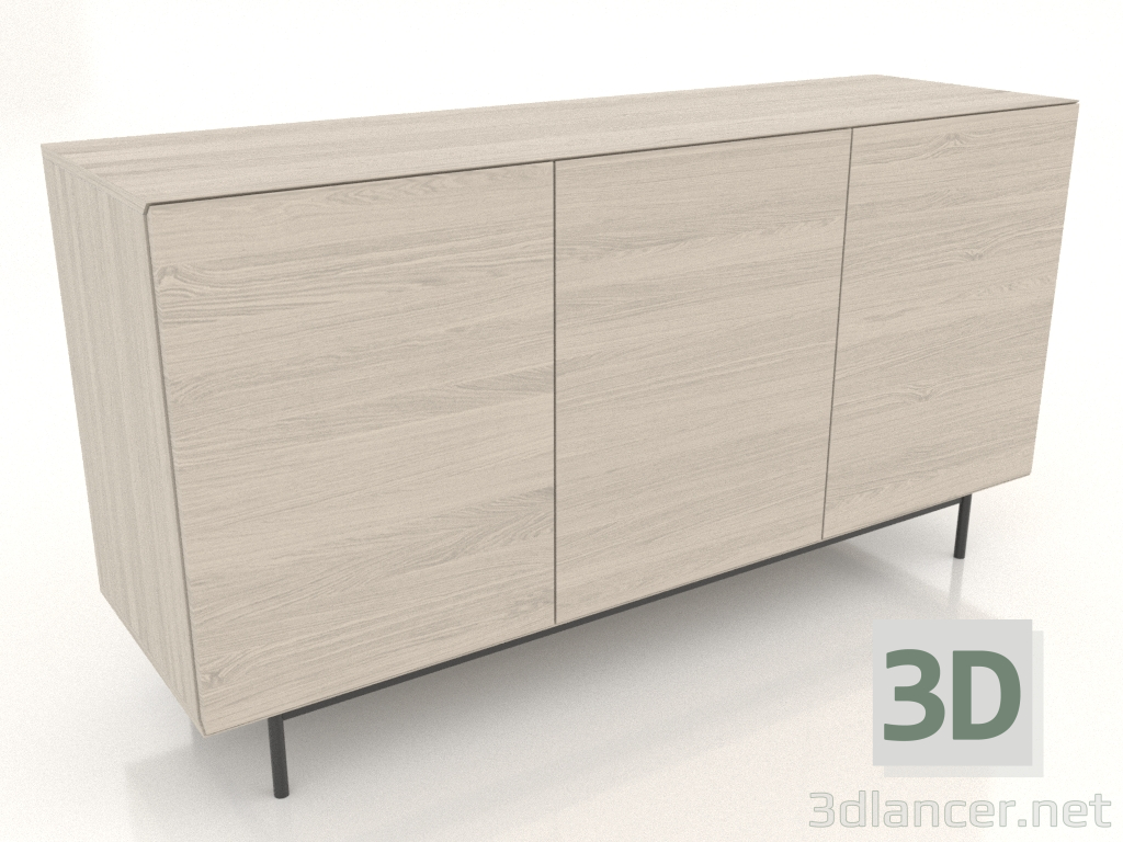 modèle 3D Commode 1 1500 mm (blanc RAL 9010) - preview