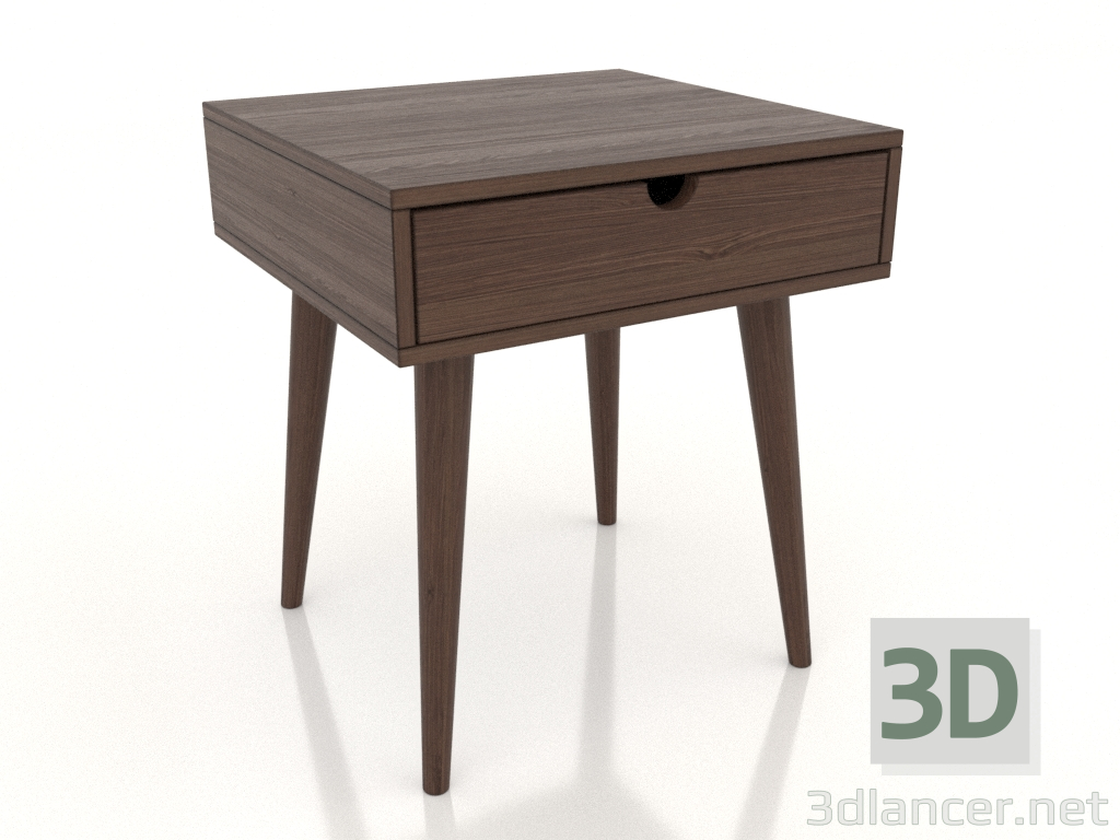 3D modeli Komodin STAND 420x400 mm (koyu ceviz) - önizleme