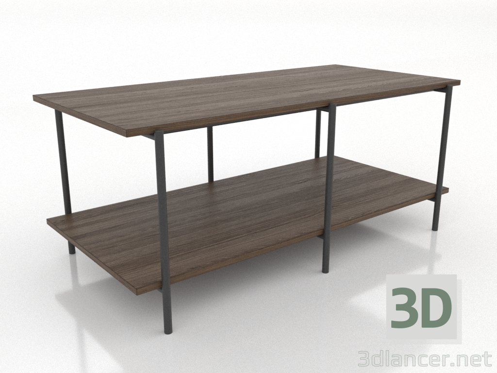 3d model Coffee table 2 1200 mm (lightened ash walnut) - preview 3d model Coffee table 2 1200 mm (lightened ash walnut) - preview