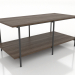 3d model Coffee table 2 1200 mm (lightened ash walnut) - preview