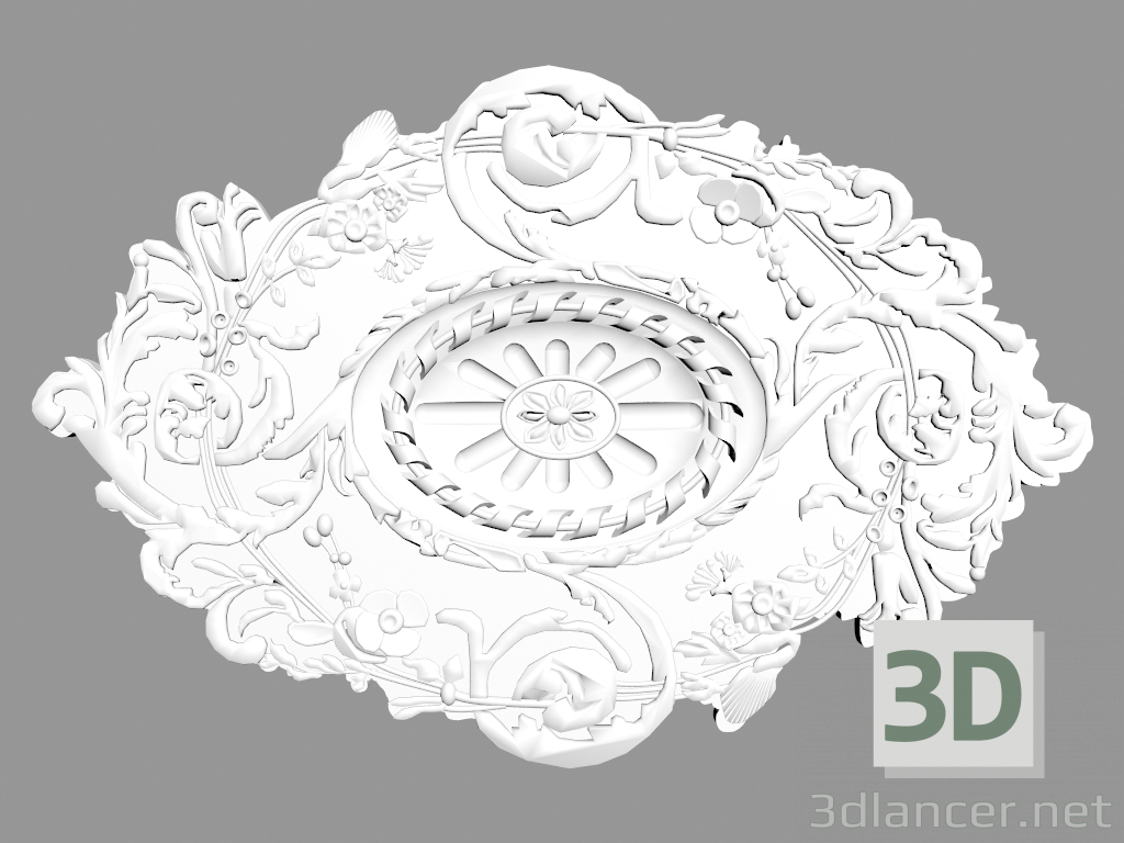 3d model Ceiling outlet R4019 - preview