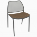 modèle 3D Chaise de bureau avec cadre chromé (C) - preview