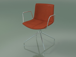 Chair 0314 (swivel, with armrests, with removable leather interior, cover 1)