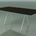 3d model Soap-shaped table 5432 (H 74 - 90x180 cm, 180 ° legs, veneered L21 wenge, V12) - preview