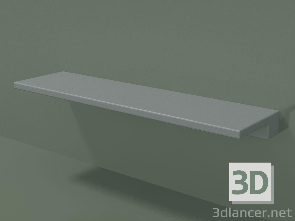 3D modeli Raf (90U18002, Gümüş Gri C35, L 45 cm) - önizleme