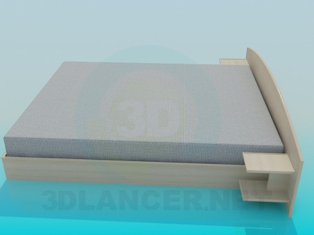 modelo 3D Cama - escuchar modelo 3D Cama - escuchar