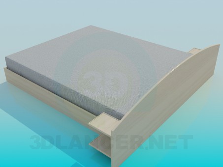 modelo 3D Cama - escuchar modelo 3D Cama - escuchar