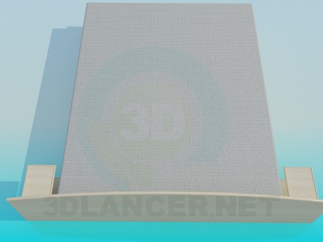 modelo 3D Cama - escuchar modelo 3D Cama - escuchar