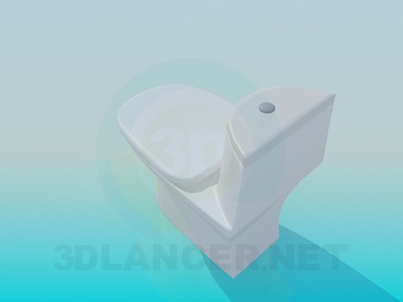 3d модель Унитаз – превью 3d модель Унитаз – превью