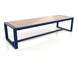 Dining table with glass top 307 (Night blue)