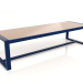 3d model Dining table with glass top 307 (Night blue) - preview