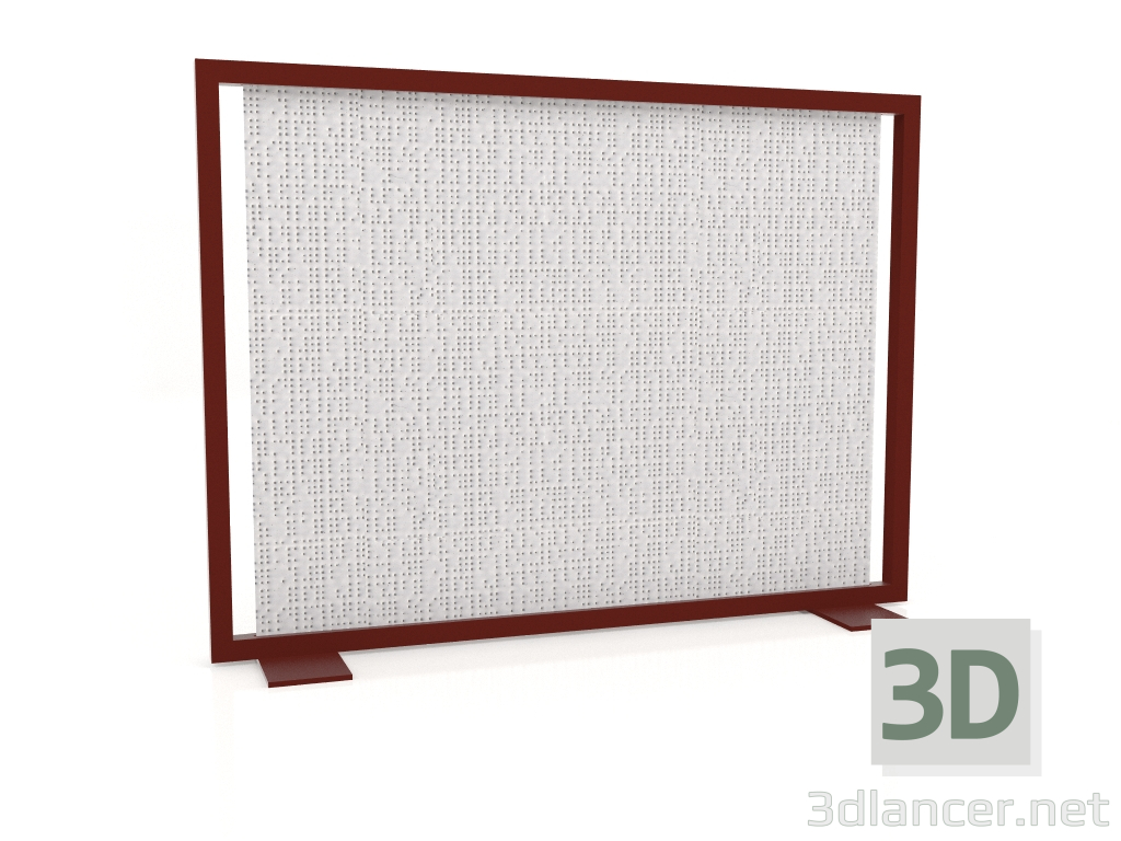 modèle 3D Cloison d'écran 150x110 (Rouge vin) - preview