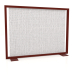 3d model Screen partition 150x110 (Wine red) - preview