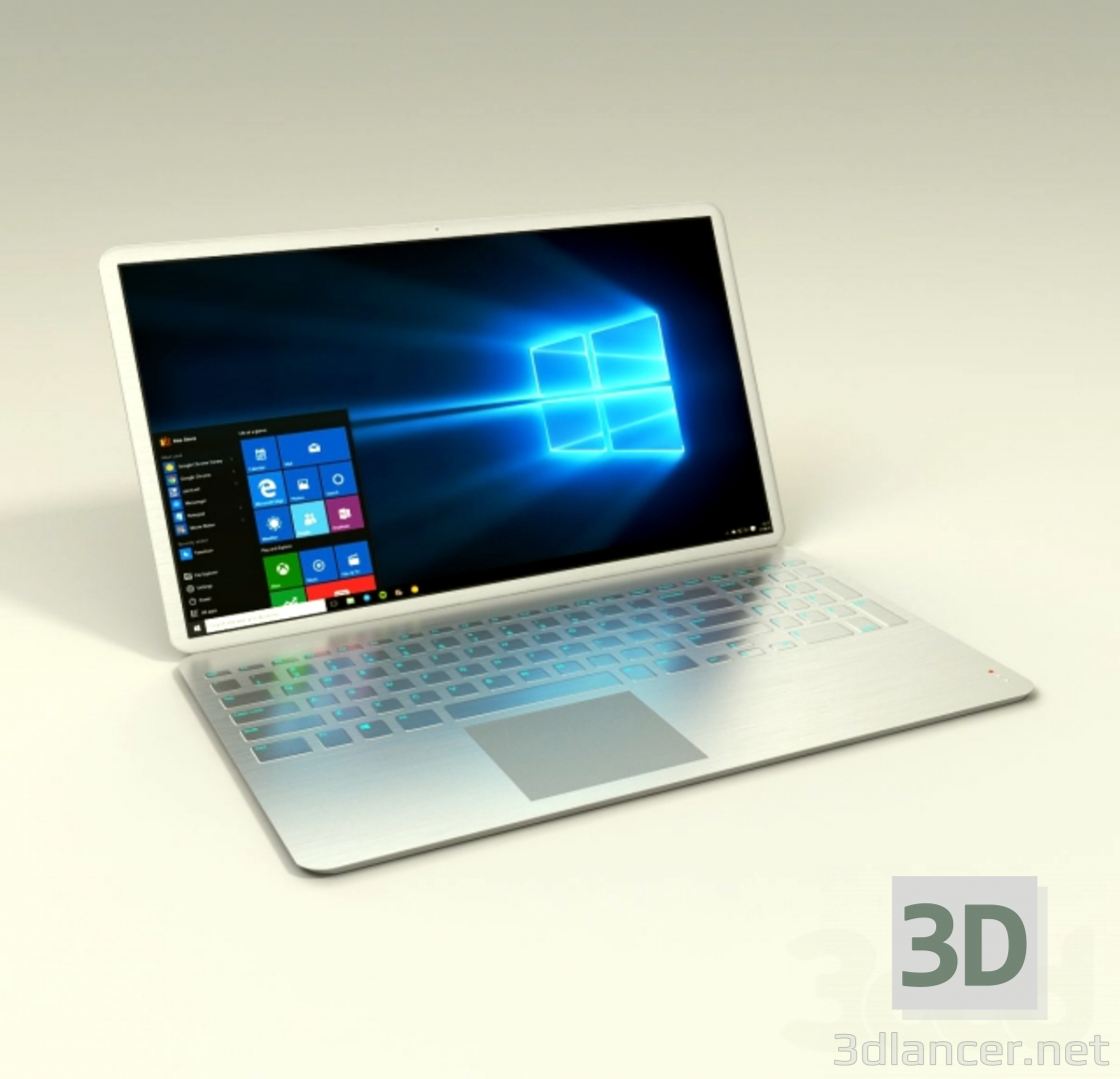 Modelo 3d Laptop Hp 22577