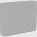 modello 3D Bar BEVERLY BAR CABINET SEQUENCE (160x60xH140) - anteprima