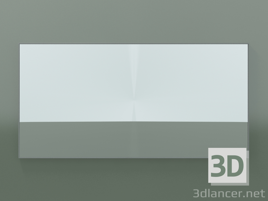 Modelo 3d Espelho Rettangolo (8ATGC0001, Silver Grey C35, H 72, L 144 cm) - preview