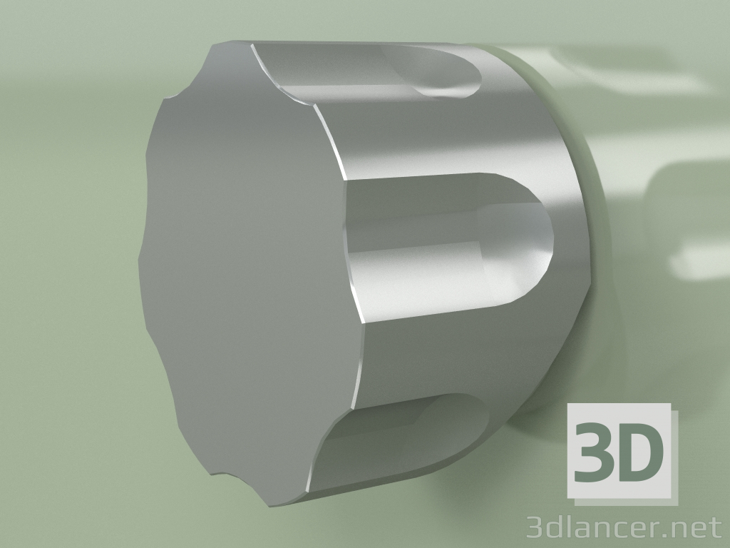 modello 3D Miscelatore monocomando a parete Ø 63 mm (17 63 T, AS) - anteprima