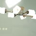 3d model Ceiling chandelier Hilari 30165-6 (black pearl) - preview