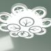 3d model Ceiling LED chandelier Albero 90142-12 (white) - preview