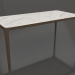 3d модель Стіл Касаурі з керамогранітом 1800х900 мм (Walnut dark, варіант 1) – превью