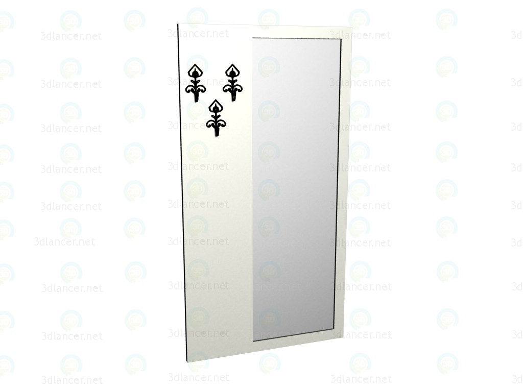 3d model Hanger with mirror - preview