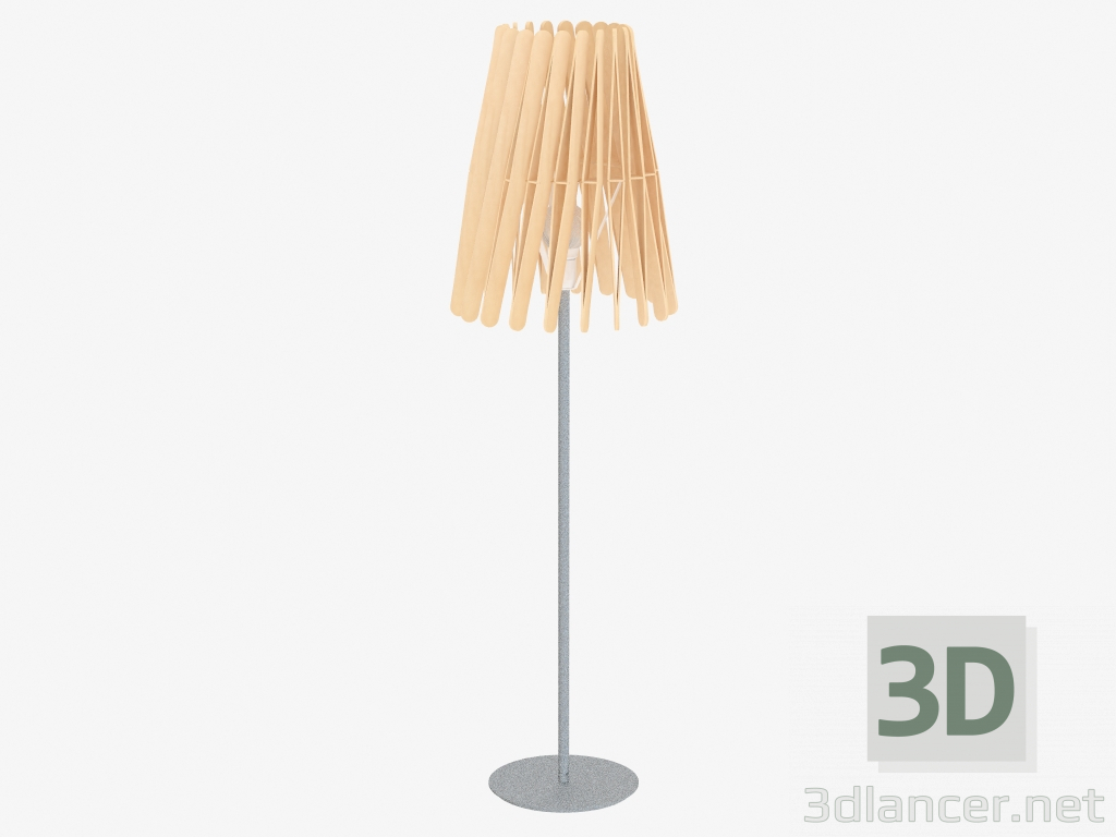 3D Modell Stehlampe F23 C02 69 - Vorschau