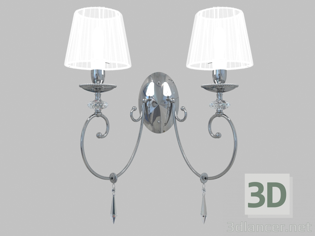 3D Modell Wandlampe (10202A) - Vorschau
