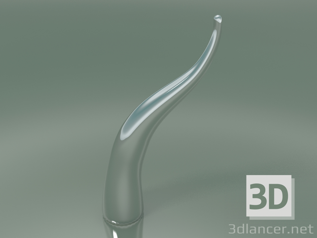 3D modeli Heykelcik Seramik Corno (H 50cm, Platin) - önizleme