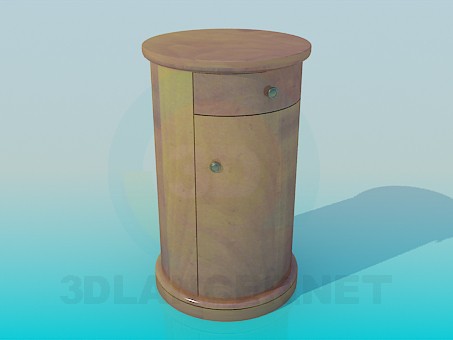 3d model The round cabinet - preview