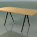 3D Modell Rechteckiger Tisch 5432 (H 74 - 90x180 cm, Beine 180 °, furnierte L22 natürliche Eiche, V44) - Vorschau