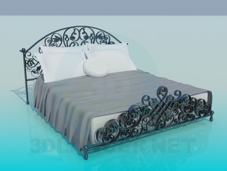 3d model Bed - preview 3d model Bed - preview