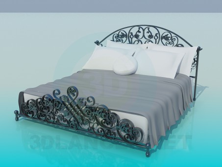 3d model Bed - preview 3d model Bed - preview