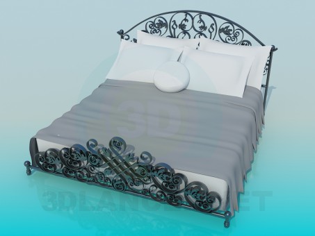 3d model Bed - preview 3d model Bed - preview