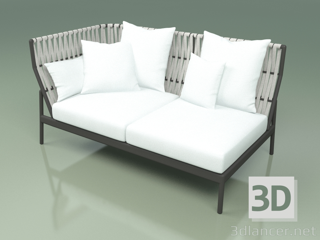 3d model Módulo de sofá derecho 104 (Belt Clay) - vista previa