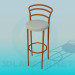 3d model Chair with high legs - preview
