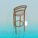3d model Chair with high legs - preview