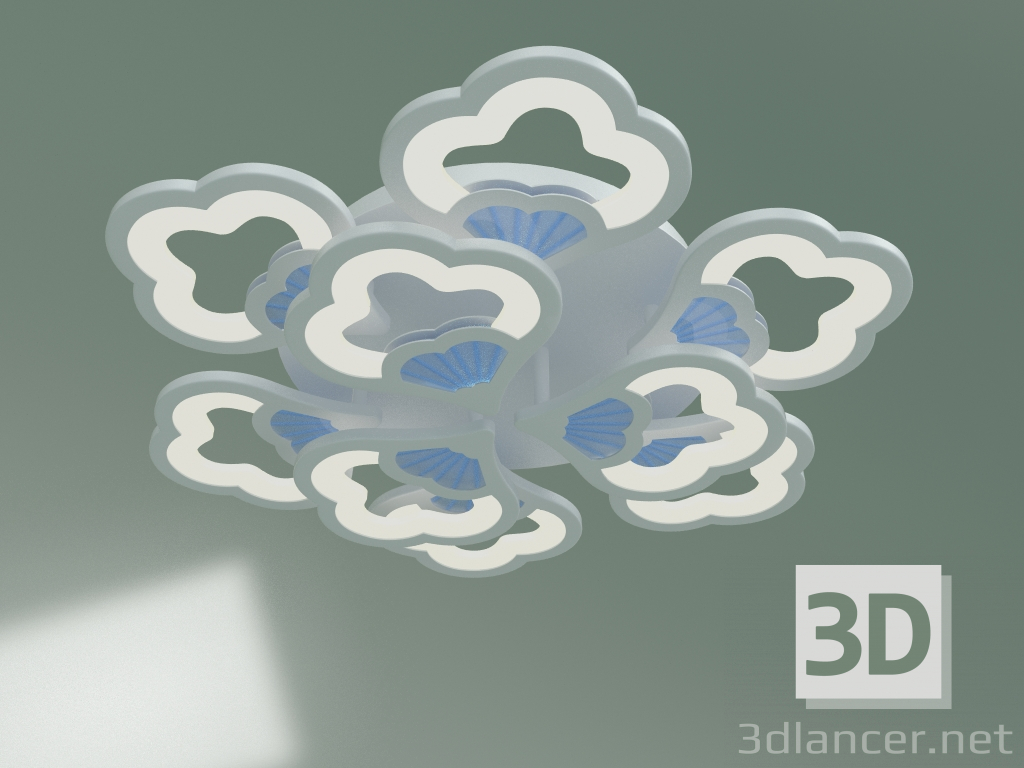3D modeli Tavan lambası 90141-9 (beyaz) - önizleme