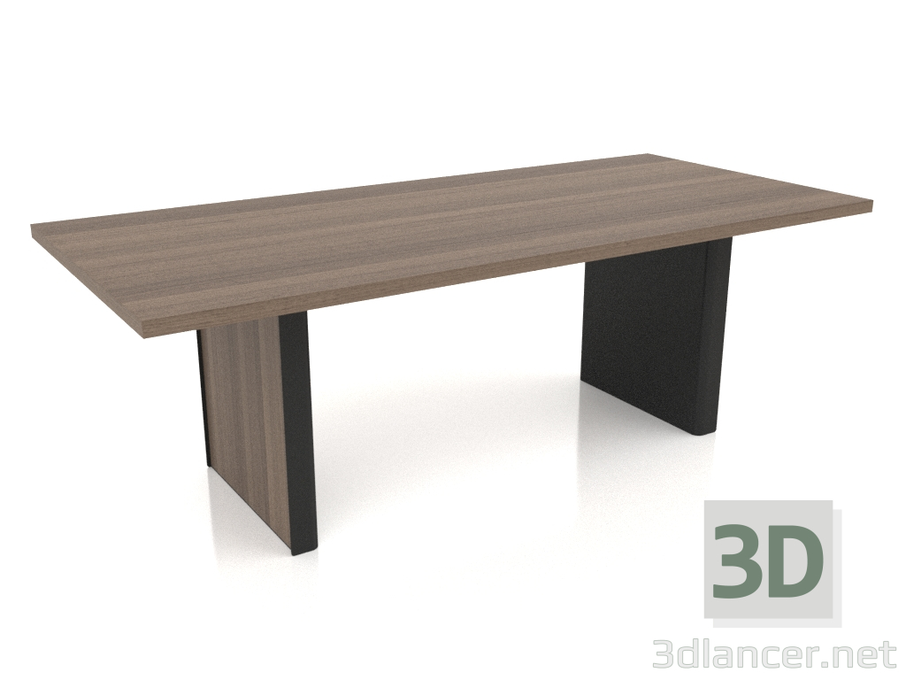 3D modeli Yemek masası 2200x1000 Kapak düz - önizleme