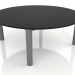3d model Coffee table D 90 (Anthracite, DEKTON Domoos) - preview