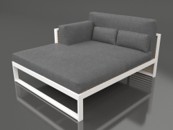 XL modular sofa, section 2 left, high back (White)