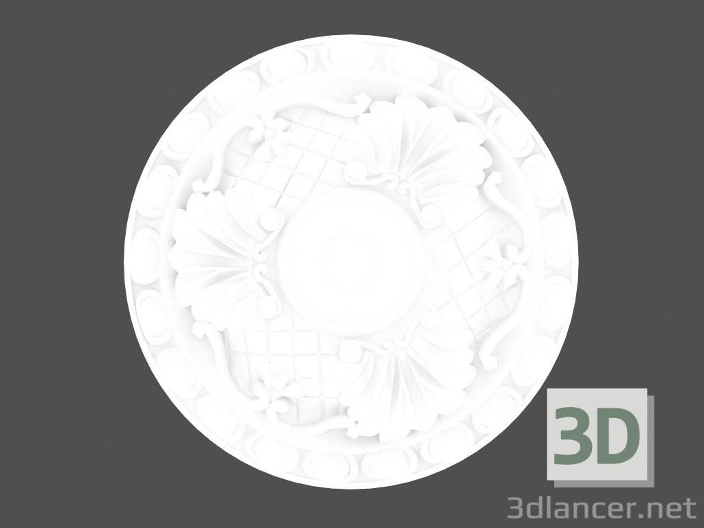3D modeli Tavan çıkış R4033 - önizleme